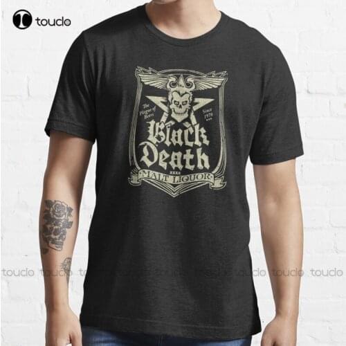 New Black Death Malt Liquor Vintage T-Shirt Shirts For Women men s-5xl cat shirts Unisex
