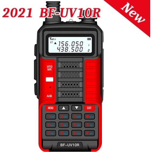 2021 BaoFeng UV 10R V2 Plus Powerful Walkie Talkie CB Radio HF Transceiver 30km Long Range up of uv-5r Portable Radio Hunt City