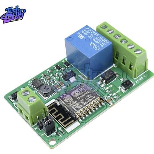 WiFi Relay Module Wireless Switch DC 7V-30V 10A 220V ESP8266 ESP-12F WIFI Delay Relay Remote Comtrol for Smart Intelligent Home