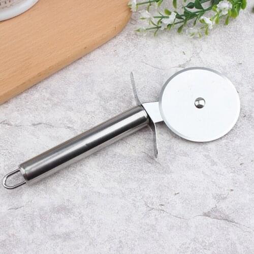 Stainless Steel Roller Knife Pasta Dough Pastry Crimper Wheel Kitchen Pizza Cutter Tools