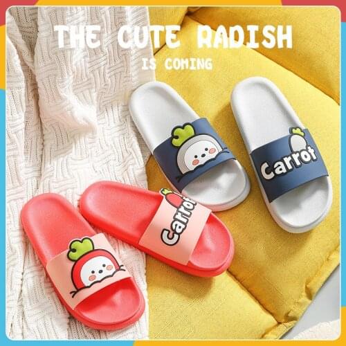 Sandals female summer home home lovely cartoon couple a pair of indoor home bathroom bath sandals men