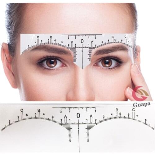 Disposable Tattoo Sticker Ruler Self-adhesive Permanent Makeup Microblading Tool For 3D Eyebrow Shaping Tattoo Accessories