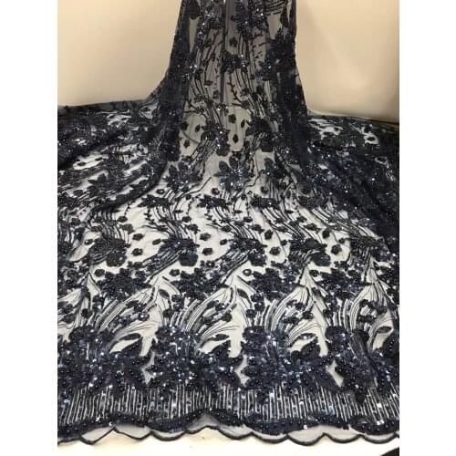 Nigerian Cord Lace Fabric High Quality Net Mesh Lace Guipure Party Dress African Lace Fabric Sequins FJ32861