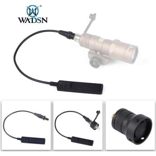 WADSN Tactical Surefir Flashlight Remote Pressure Switch For M300 M600 Sereis Scout Light Long Switch Button Weapon Accesseries