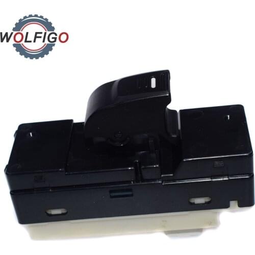 WOLFIGO Power Window Control Master Switch Rear Left / Right for Chevrolet Colorado Canyon Hummer H3 2004-2012 12458179 25884813