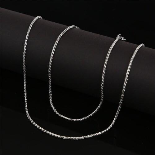 SOMSOAR Jewelry 60CM Stainless Steel Snake Chain Fit My Coin Pendant Necklace 10pcs/lot