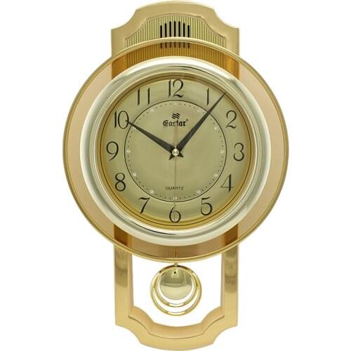 Star fashion pocket watch gold quartz clock silent watch music timekeeping clock mute