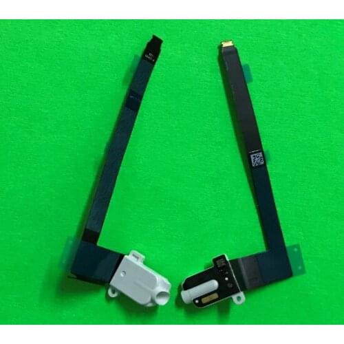 10pcs/lot White/ Grey Wifi Version For Ipad Pro 9.7 inch Headphone Audio Port Jack Dock Connector Flex Cable Ribbon