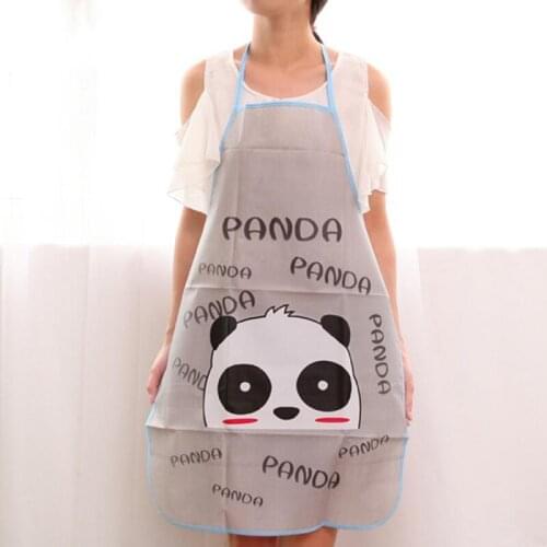 1pcs Waterproof Kitchen Apron Lovely Cartoon Fruits Apron Anti-oil Cooking Waist Bib Creative Baking Apron Kitchen Accessories