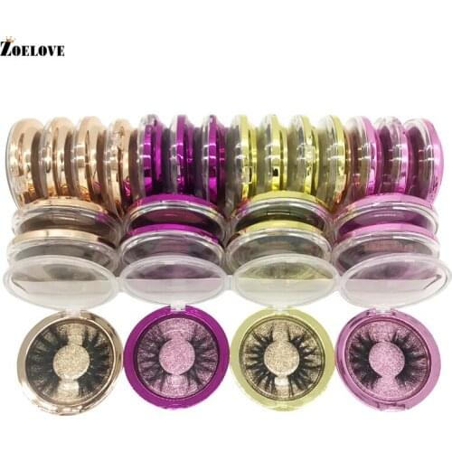 3D Mink Lashes Bulk Dramatic Long False Eyelash Case Vendor Make Up Curly 5D Mink Lashes Wholesale Mink Eyelashes 25mm