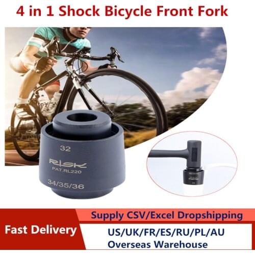 4 in1 Mountain Bike Shock Front Fork Dustproof Seal Installation Tool Kit For Fox Rockshox 32/34/35/36mm Pipe Diameter Driver To