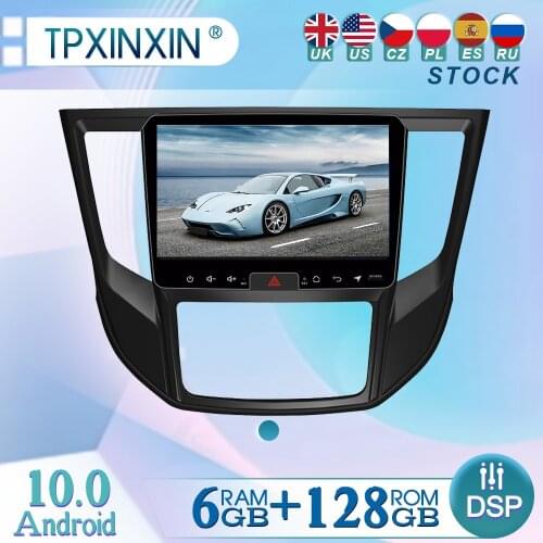 6+128GB For Mitsubishi Lancer-ex 2017 Android10 Radio Player Car GPS Navigation Head Unit Car Radio with Screen WIFI DSP CARPLAY