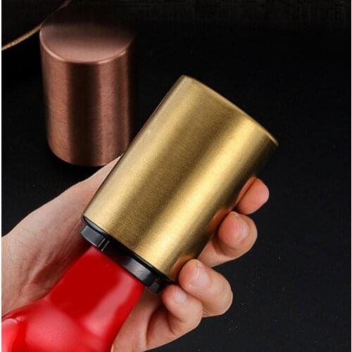 Automatic Magnet Beer Bottle Opener Bottle Opener Portable Creative Convenient Gadget Beer Kitchen Gadgets Bar Tool for Home