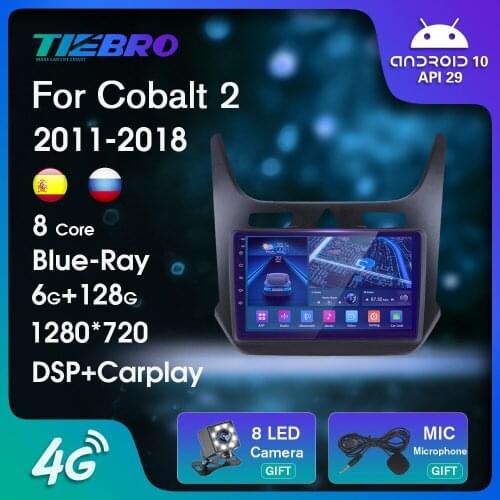 2Din Android10 Car Radio For For Chevrolet Cobalt 2 2011-2018 Blu-ray IPS Auto Radio GPS Navigation Car Stereo Bluetooth Player