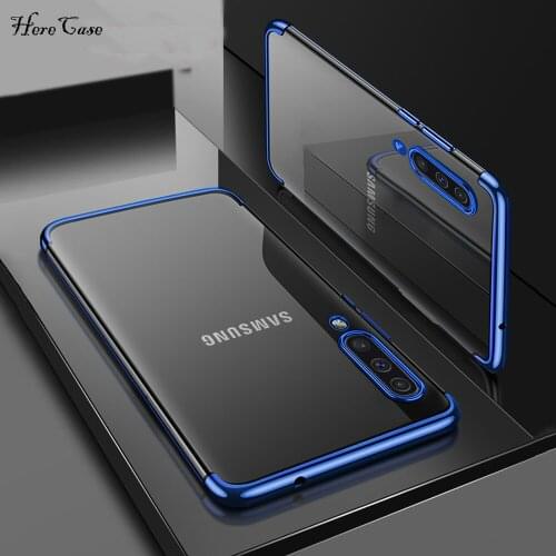 Luxury Transparent TPU Silicone Cover Phone Case for Samsung Galaxy A50 A30 A20 A10 A80 A40 M10 M20 M30 A 50 M 30 20 Coque Cases
