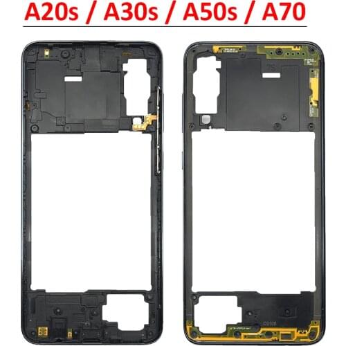 New Middle Frame Housing Case For Samsung Galaxy A20S A207F A30S A307F A50S A507F A70 A705F Replacement Parts