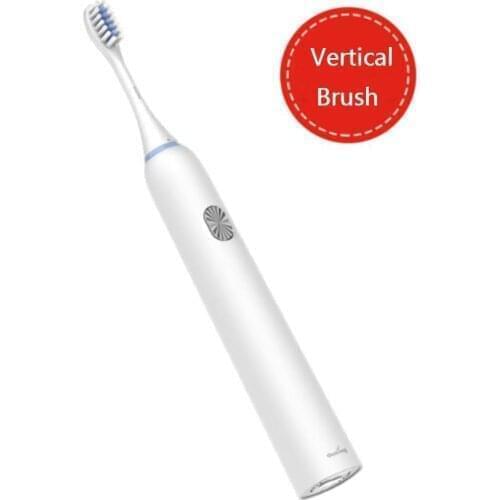 Rechargeable Vibration Electric Toothbrush Non-slip USB Waterproof Tooth Brush With 2 Toothbrush Heads Oral Care ADA Recommend