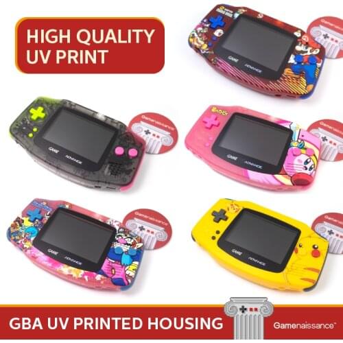 GBA Custom UV Printed Shells for GAMEBOY Advance IPS LCD Housing For GBA IPS DIY Gamenaissance