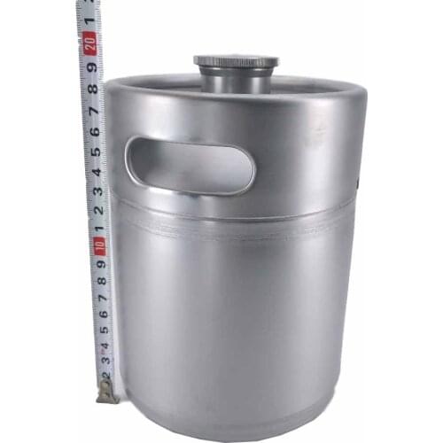 MINI KEG - 2L (STAINLESS GROWLER) (135MM X 195MM)