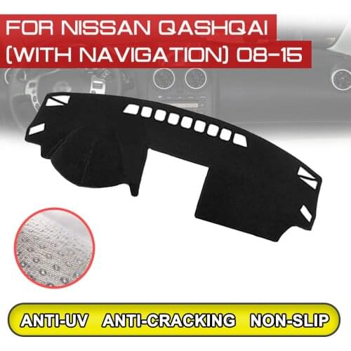 For Nissan Qashqai 2008 2009 2010 2011 2012 2013-2015 Car Dashboard Mat Anti-dirty Non-slip Dash Cover Mat UV Protection Shade