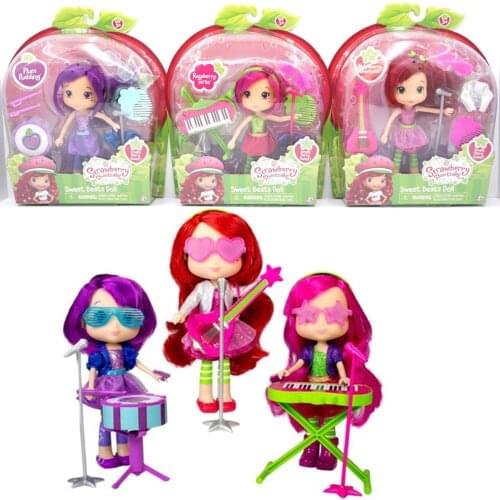 Hasbro Strawberry Shortcake Dolls Stage Performance Instrument Series Girls' Play House Toys Childrens Christmas Birthday Gifts
