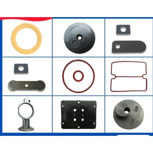 Oil-free Mute Air Pump Piston Ring Accessories Air Compressor Connecting Rod Leather Cup Cylinder Steel Sleeve Rubber Ring
