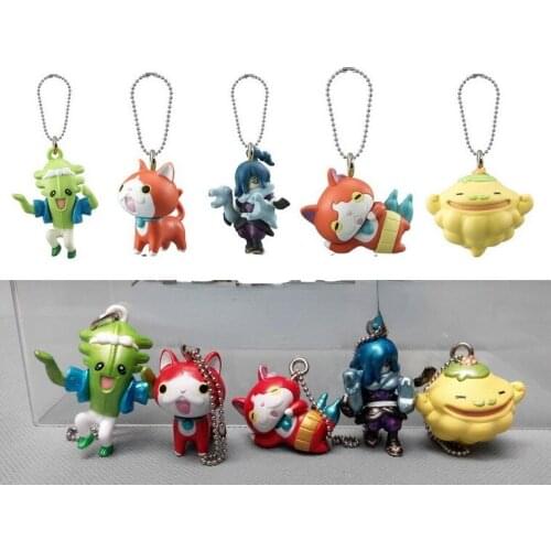 Bandai Genuine Gashapon Toys Yo-kai Watch JIBANYAN Cute Limited Action Figure Ornaments Phone Charms
