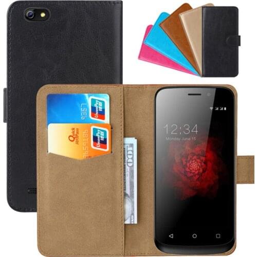 Luxury Wallet Case For DEXP B245 PU Leather Retro Flip Cover Magnetic Fashion Cases Strap