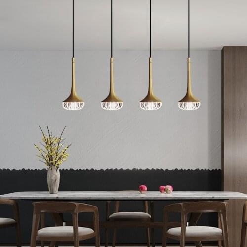Modern Pendant Lamp Designer Bar Simple Nordic LED Restaurant Bedroom Bedside Single Glass Interior Lighting Light Decor Light