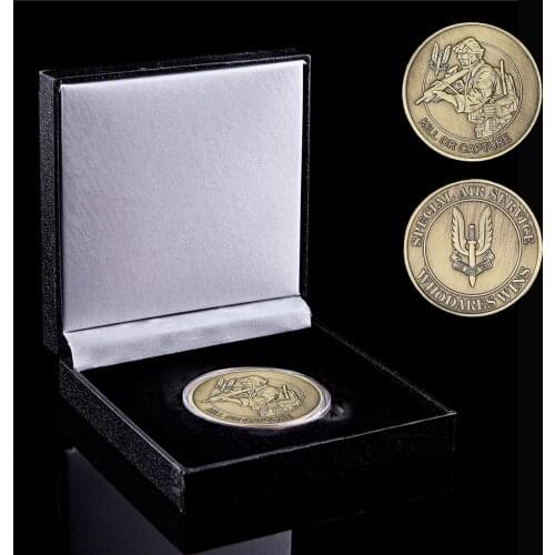 USA Bronze Challenge Special Air Service Whodares Wins Kill Or Capture Value Collectible Coin W/ Box Display