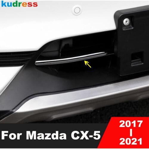 For Mazda CX5 CX-5 KF 2017 2018 2019 2020 Steel Front Bottom Bumper Cover Trim Lower Grill Grille Moulding Frame Car Accessories