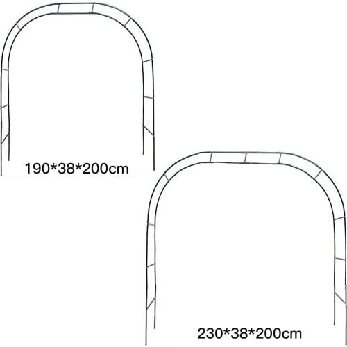 Flower Stand Pergola Arch Wedding Decoration Plant Climbing Frame Black DIY Iron Home Stable Garden Tool Branches
