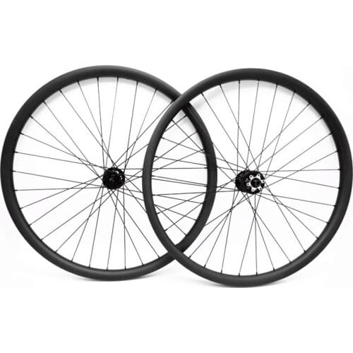 29er mtb disc wheels 35x25mm carbon disc wheel bicicleta aro 29 carbon wheels boost 110x15 148x12 thru axle 1420