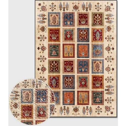 3D Shaggy Fluffy Home Soft Carpet Bohemian style Family Carpets for Living Room Bedroom Area Rug Parlor Sofa Anti-Skid Floor Mat