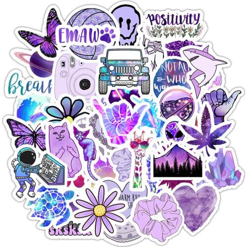 42-60 PCS / Pack Kawaii Stationery stickers aesthetic Stickers in notebook Bookmark Scrapbooking School supplies