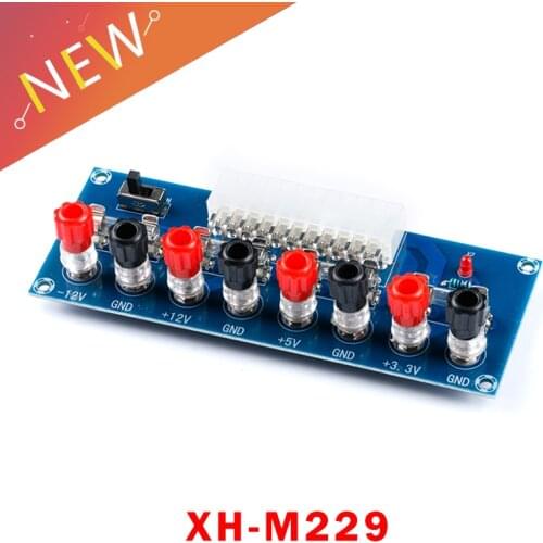 XH-M229 Desktop PC Chassis Power ATX Transfer to Adapter Board Power Supply Circuit Outlet Module 24Pin Output Terminal 24 pins