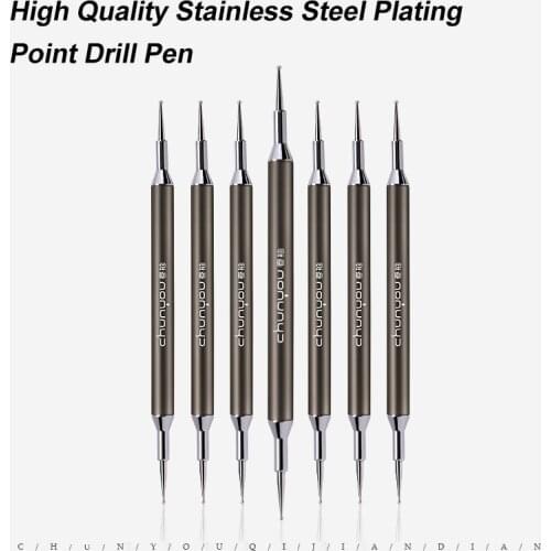 Diamond Embroidery Double Head Point Drill Pen Dot Metal Painting Point Pen Nail Art Rhinestone Picker Wax Crystal Handle Tool