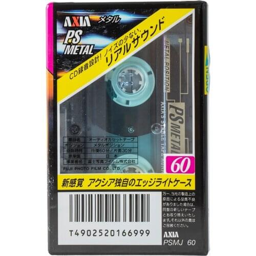 Axia Fuji, PS METAL 60 blank audio tape, category IV metal tape