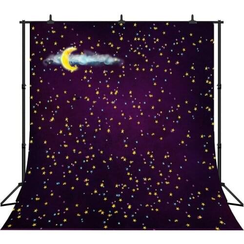 Dreamy Cloud Star Moon Birthday Party Baby Backgrounds Photography Backdrops