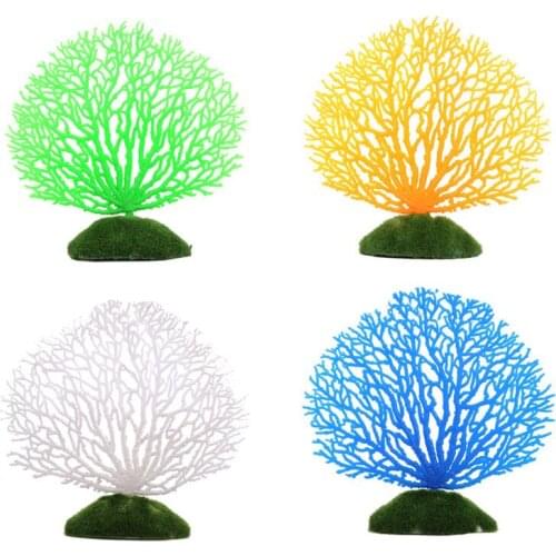 Simulation Coral Fluorescent Sea Iron Tree Fish Tank Landscaping Aquarium Decorations Underwater Ornaments