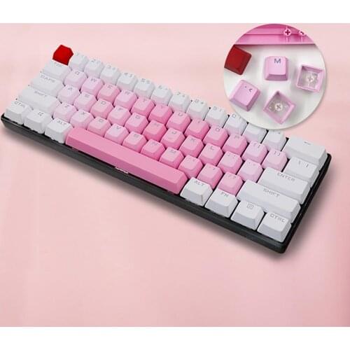 35Pcs Key Caps Colorful Backlight Translucidus Keycaps for Mechanical Keyboard Replacement Key Caps Keycap Keyboard Accessories