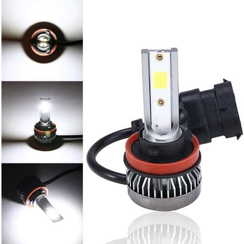 2pcs 12/24V Car Auto LED Headlight Bulbs Conversion Kit 9005 + H11 High/Low Beam Light White 6000K Fog Lamp DIY Accessories