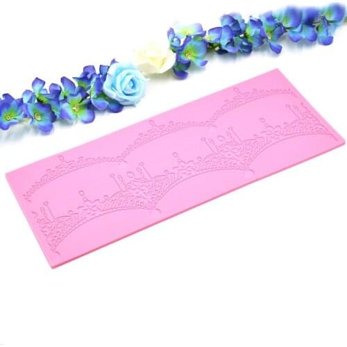 Lace Mat Cake Decorating Silicone Fondant Molds Silicone Mat Fatima Pattern Sugarcraft Tools Bakeware Baking Tools K502