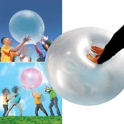 Hot Blow Ball Transparent Bubble Ball Fill Balloon Bubble Ball Creative Childrens Big Light Ball Toys