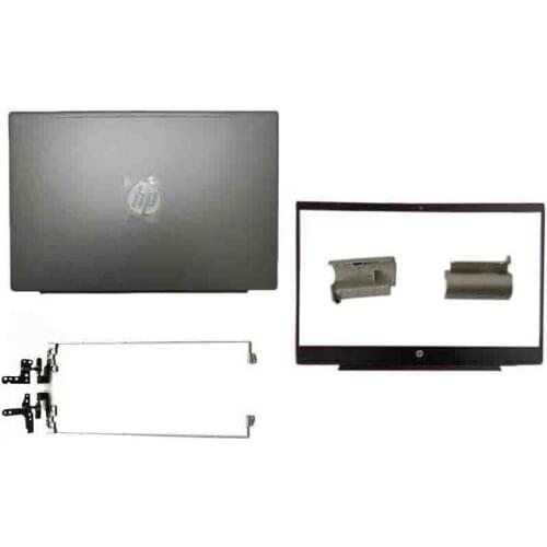 New HP 15-CW 15-CS LCD Rear Top Lid Back Cover+Bezel+Hinge+Hinge Cover Gray