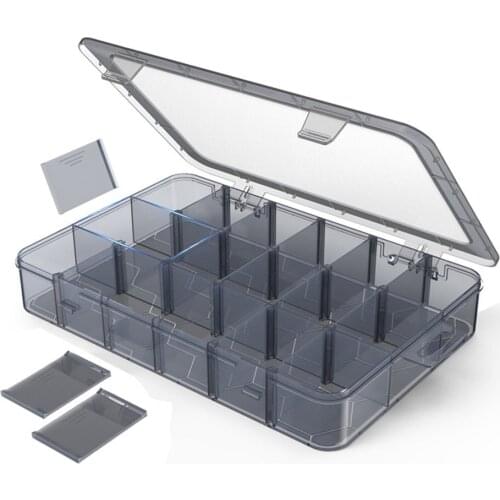 Organizer 9/12 Grids Adjustable Storage Container Compartment Plastic Storage Box Component Screw Holder Case Display Container
