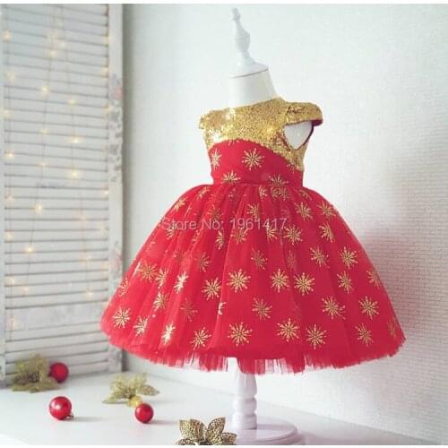 Girl Dress Toddler Baby Girls Princess Dress Kids Sequins Tutu Party Prom Wedding Dress