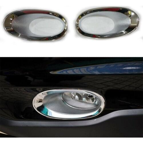 Fit For 2010-2011 HONDA CR-V CRV ABS chrome Front Fog Light Lamp Cover trim 2pcs