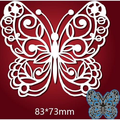 83*73mm hollow butterfly New Metal Cutting Dies Scrapbook paper template Embossing DIY Paper Card Craft