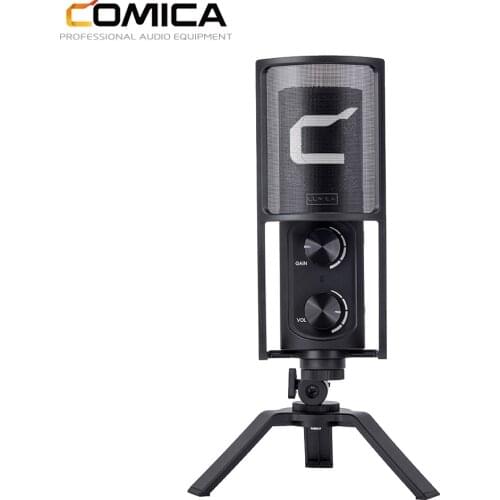 COMICA STM-USB Professional Desktop USB Microphone Cardioid Condenser Mic For Game Live Video Recording Broadcast